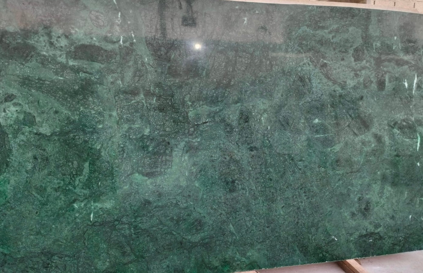 Natural Green Marble Console Table For Hallway